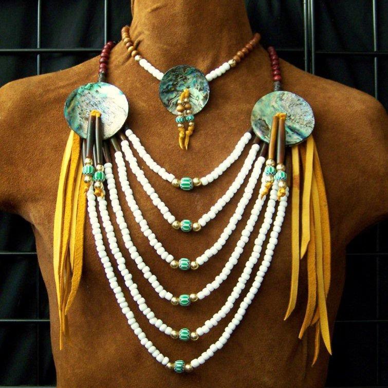 Blue Rainbow Loop Necklace Set Lost River Trading Co. Native