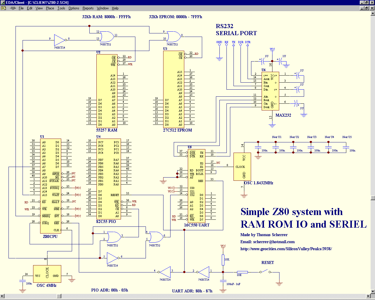 Thomas Scherrer Z80Family Official Support Page