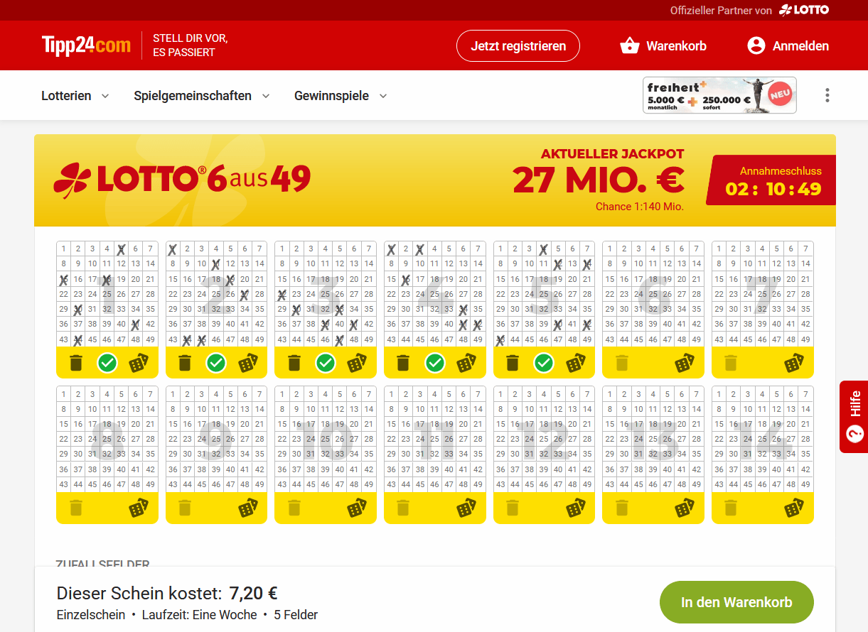 Tipp24 führt "ExtraLos" LOTTOGewinnspiel ein