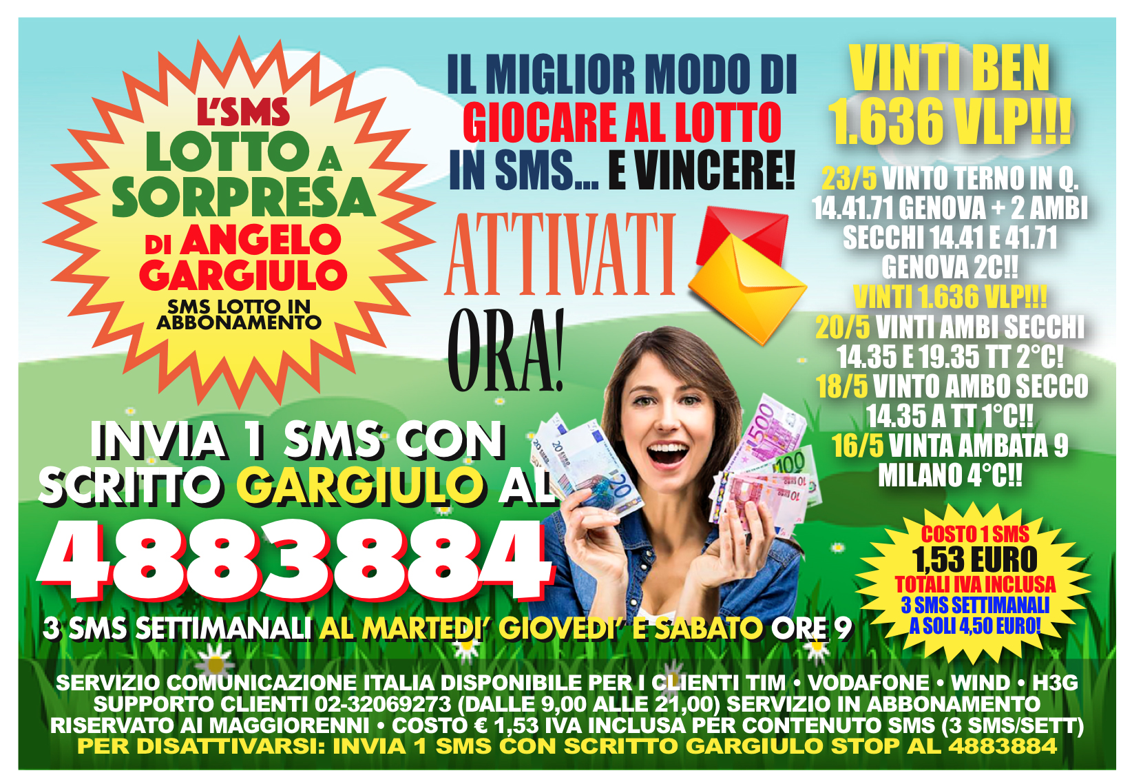 Raffica di vincite al Lotto con l'SMS di Angelo Gargiulo! Leggi le