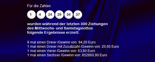 Lottozahlen vorhersage Lotto Samstag Mittwoch Lotto voraussage