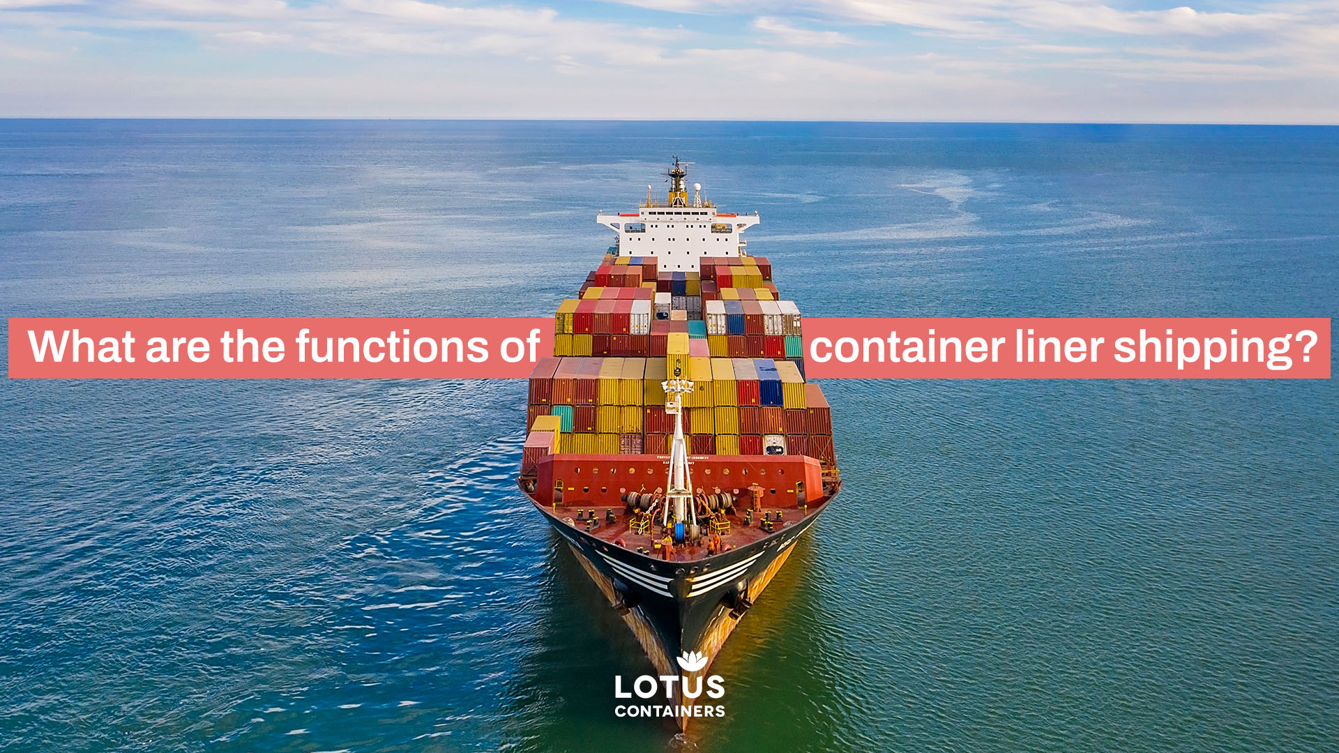 What are the functions of container liner shipping?