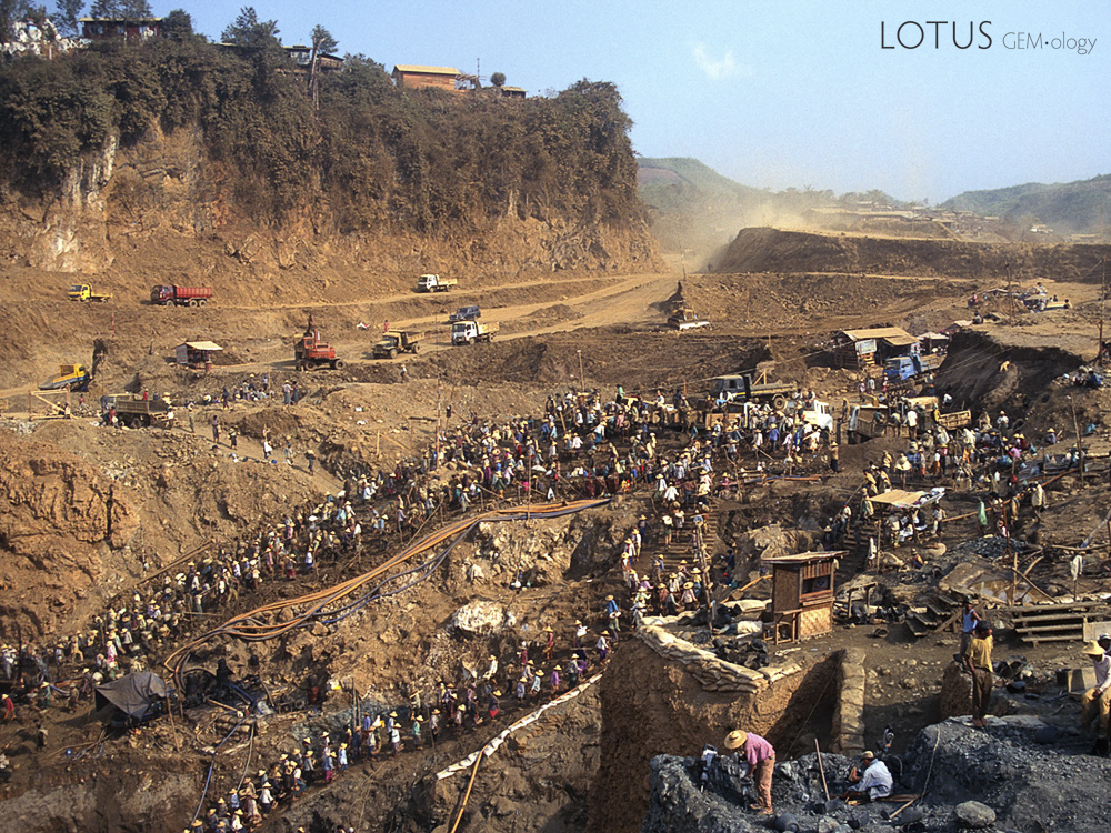 Burma’s Jade Mines • Tracing the Green Line • Lotus Gemology