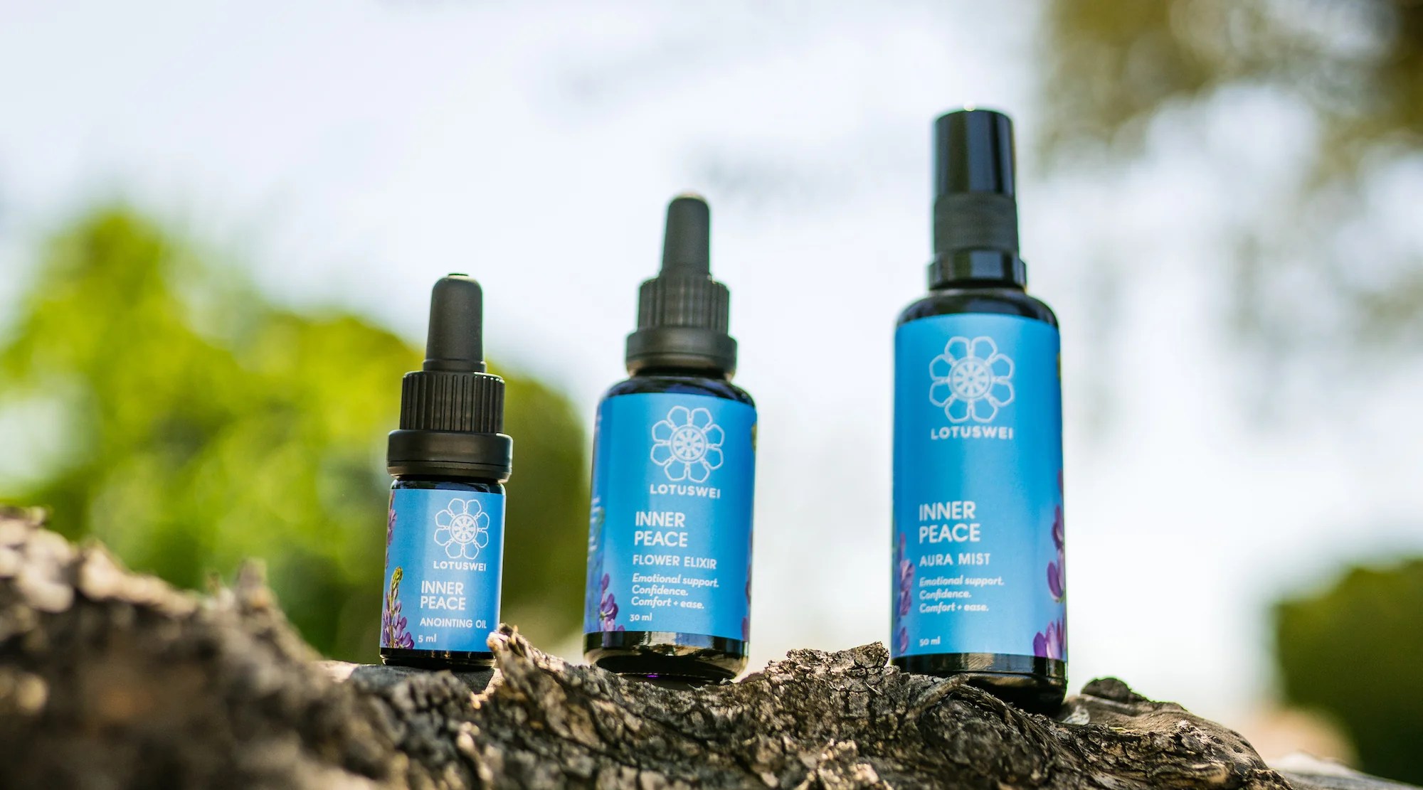 FLOWER ESSENCES FOR INNER PEACE LOTUSWEI