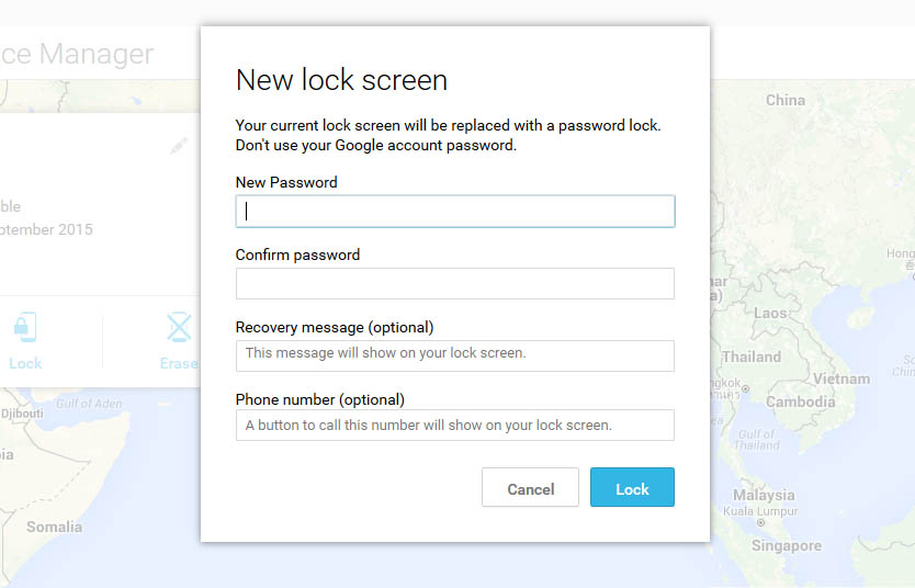 How to Unlock your Android device using Android Device Manager (ADM)