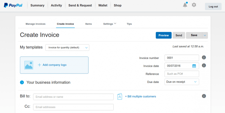 How To Request Money And Send Invoice Through Paypal