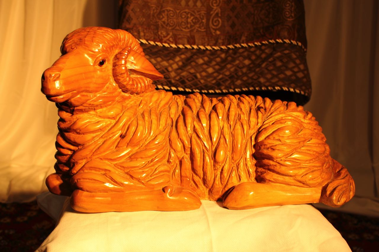 Carved Wooden Sheep Louis J. Doherty