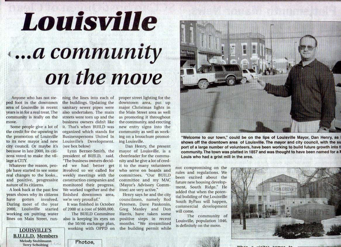 Article in the newspaper