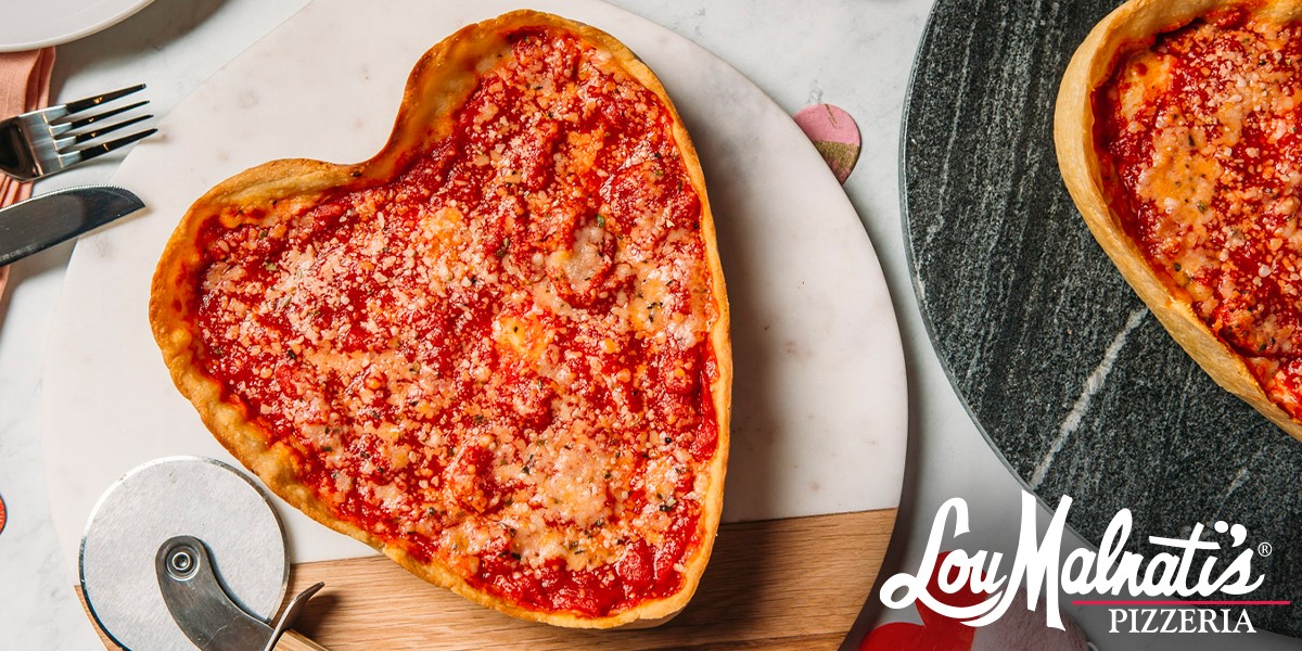 Heart Shaped Pizzas for Valentine's Day