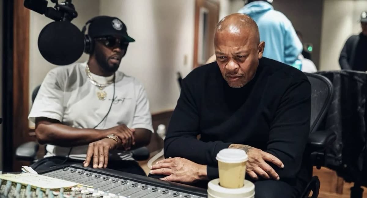 Diddy Shares Studio Images With Dr. Dre, Says ‘One of My Biggest Dreams