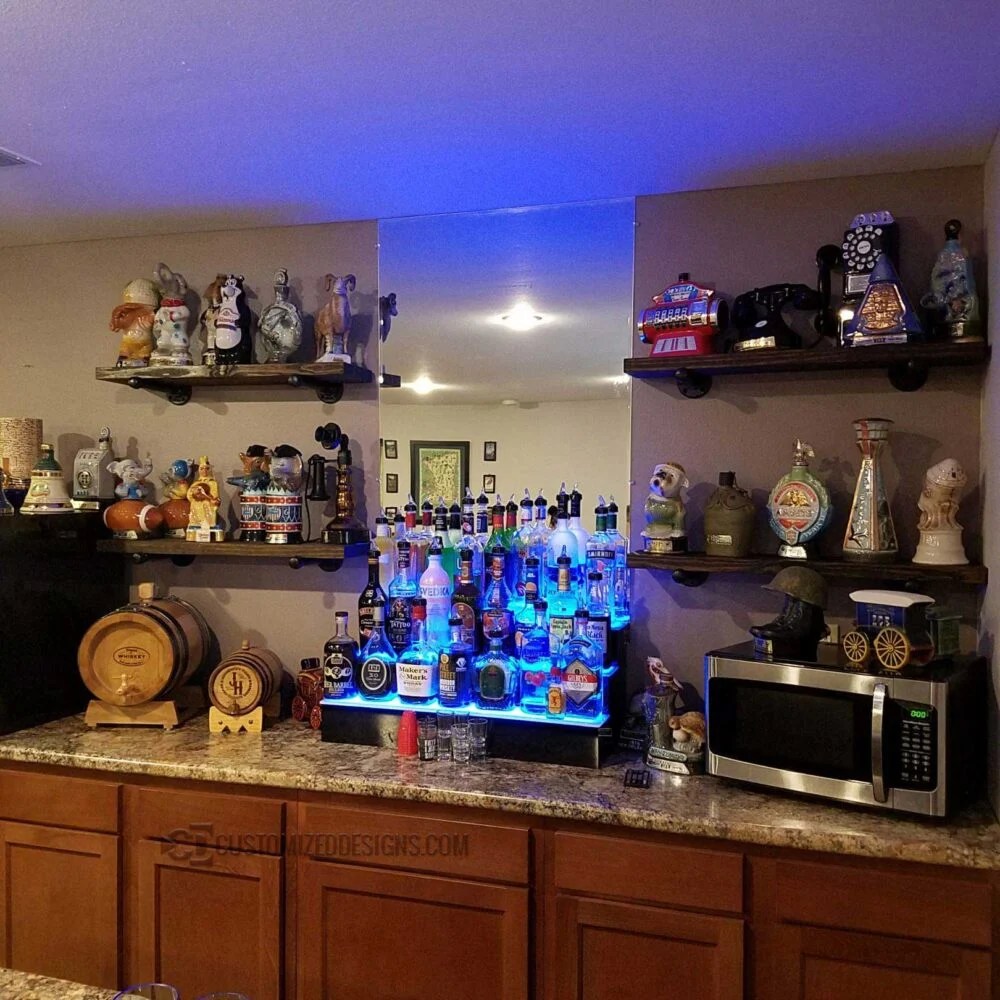 34 Ways to Style a Home Bar Shelf Love Decor Magazine