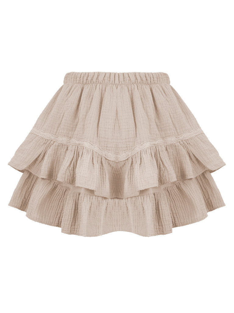 Skort Ruffle Beige LoveDrunky