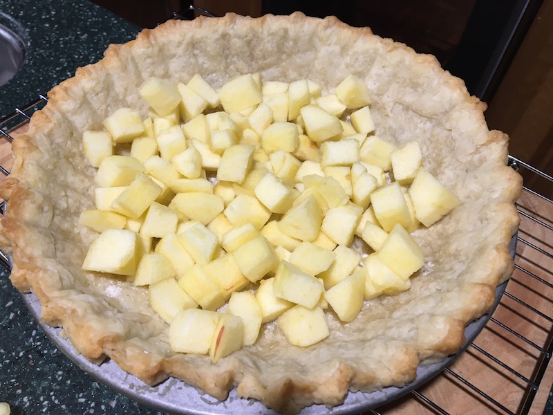 Dutch Apple Pie with Sour Cream Custard