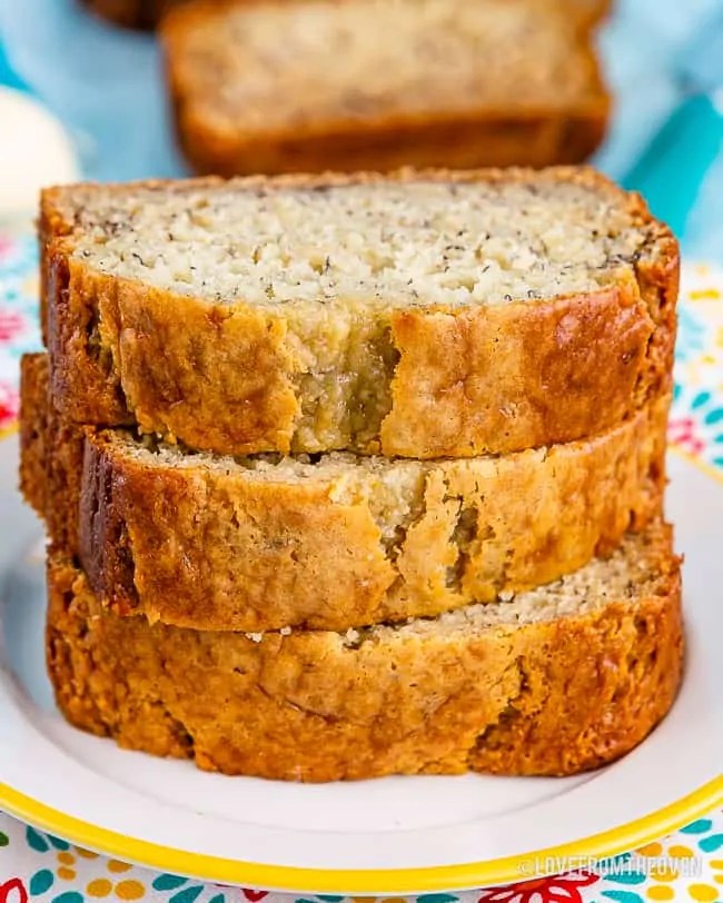 Melt In Your Mouth Sour Cream Banana Bread • Love From The Oven