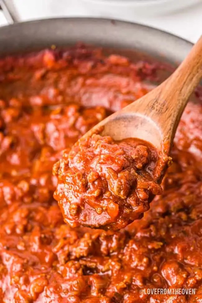 Easy Homemade Spaghetti Sauce • Love From The Oven