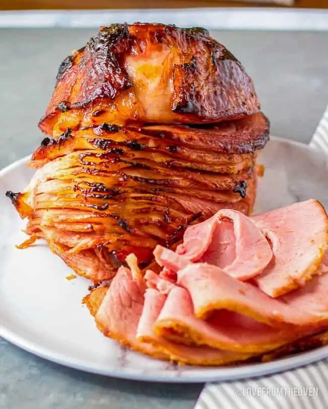 Brown Sugar Glaze Spiral Ham Recipe • Love From The Oven