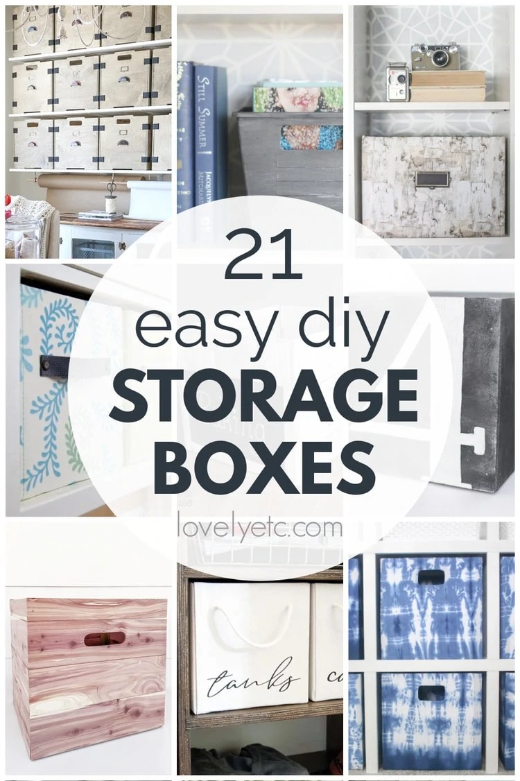21 BudgetFriendly DIY Storage Boxes Easy To Make