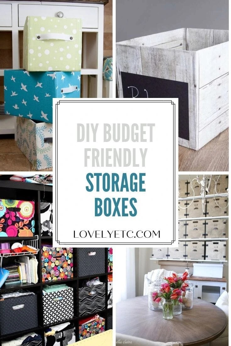 21 BudgetFriendly DIY Storage Boxes Easy To Make