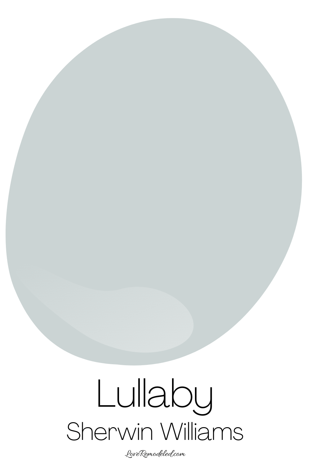 Lullaby SW Blue Gray Paint Color