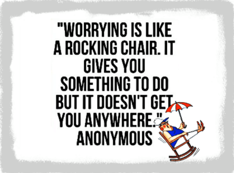 Worrying Is Like A Rocking Chair Pictures, Photos, and Images for Facebook, Tumblr, Pinterest