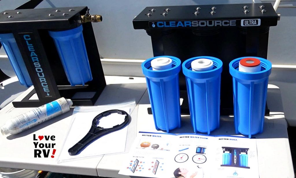 Deluxe RV Water Filter System Review Clearsource Ultra (Three Stage)