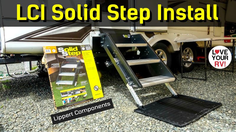 Installing the LCI Solid Step RV Entrance Stairs