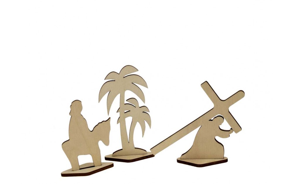 Wooden Easter Nativity Set Celebrate Easter with Meaning