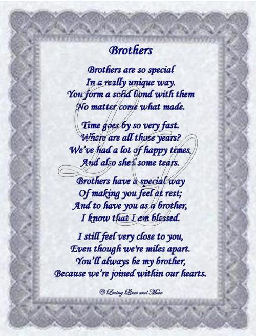 Special Poem For My Brother