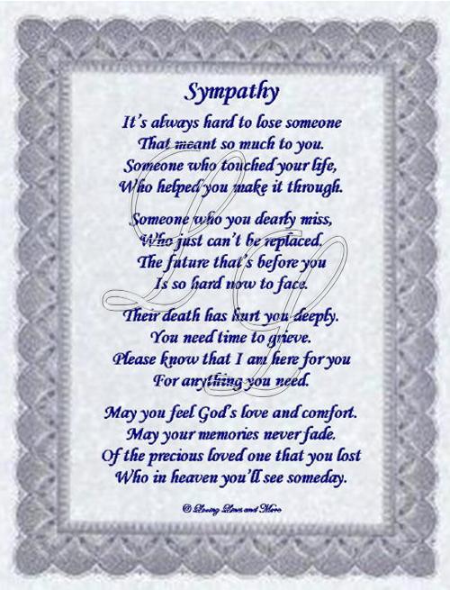 Sympathy Poem
