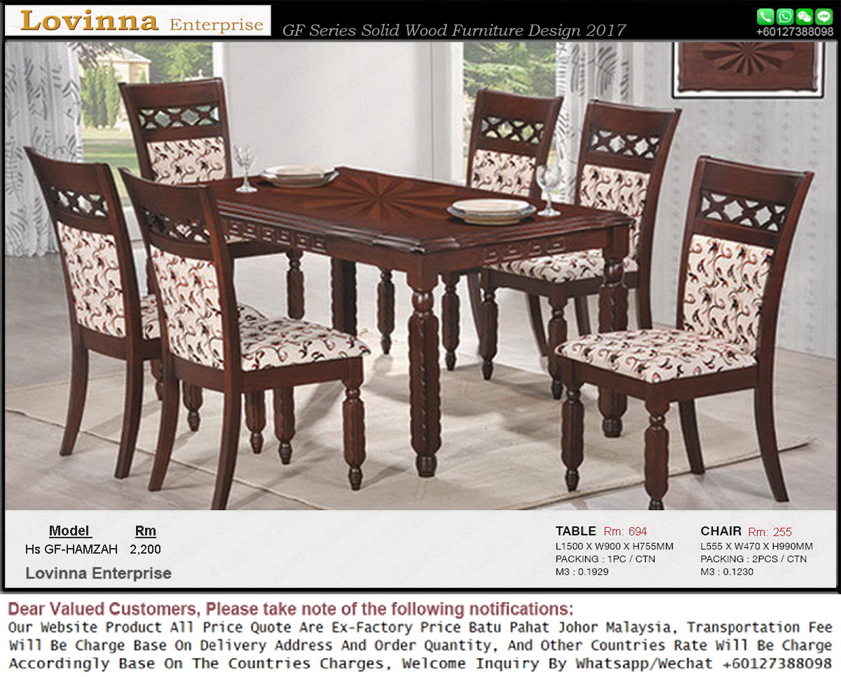 Lovinna Wooden Dining Set