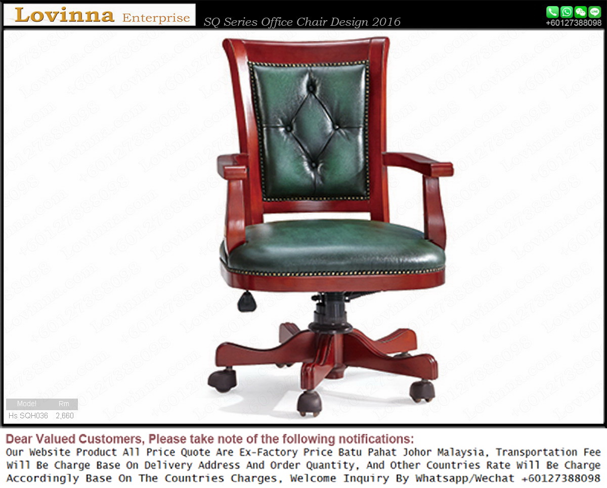 Lovinna Classic Leather Office Chair