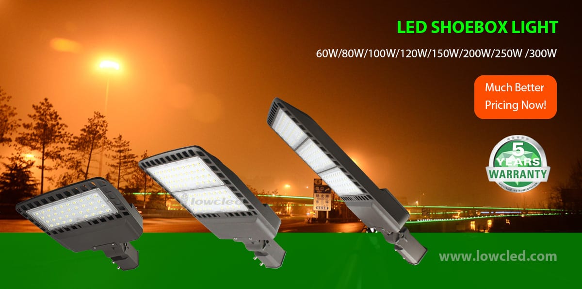 Factory Direct 120W Shoebox Led Street Light With 5year Warranty