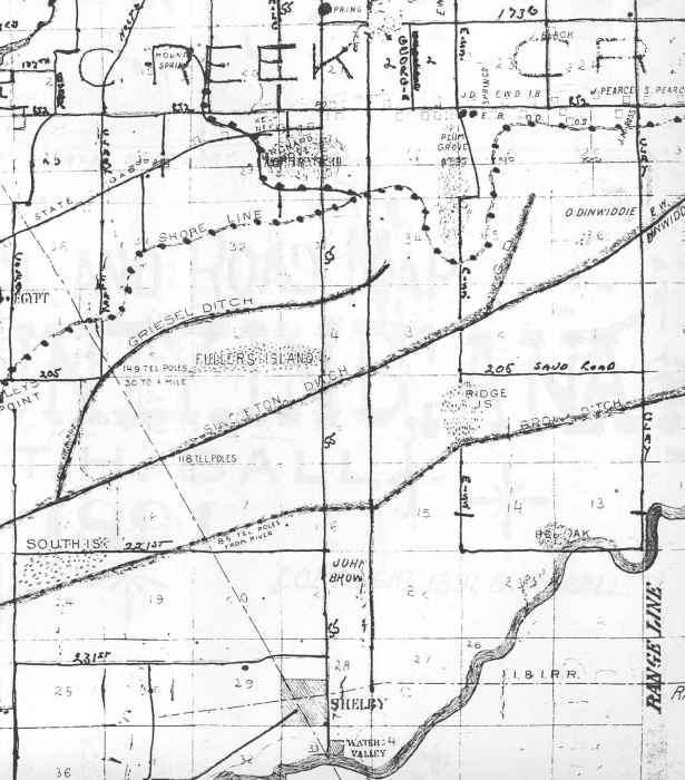 This map was found in the Local History clipping files at Lowell Public Library (LHMaps).