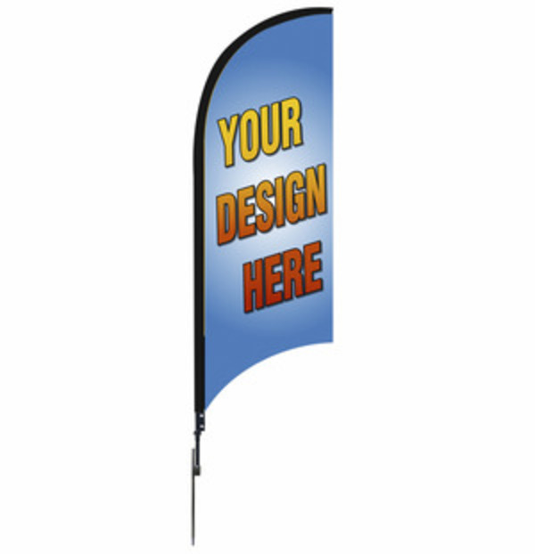 Independent 9FT Custom Feather Flag Unit 12282C Lowen Sign Company