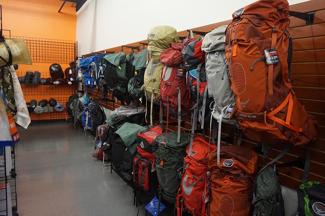 Specialty outdoor retail shop in tempe LGO