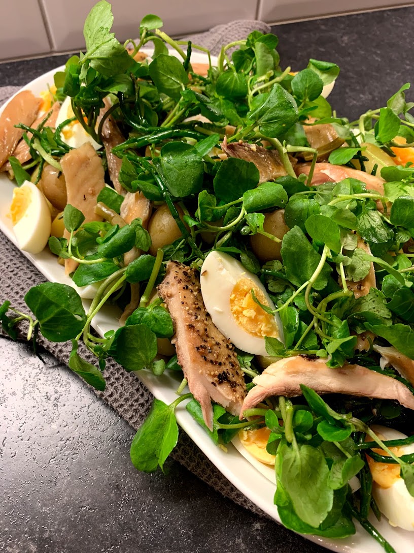 Low FODMAP Smoked Fish Salads