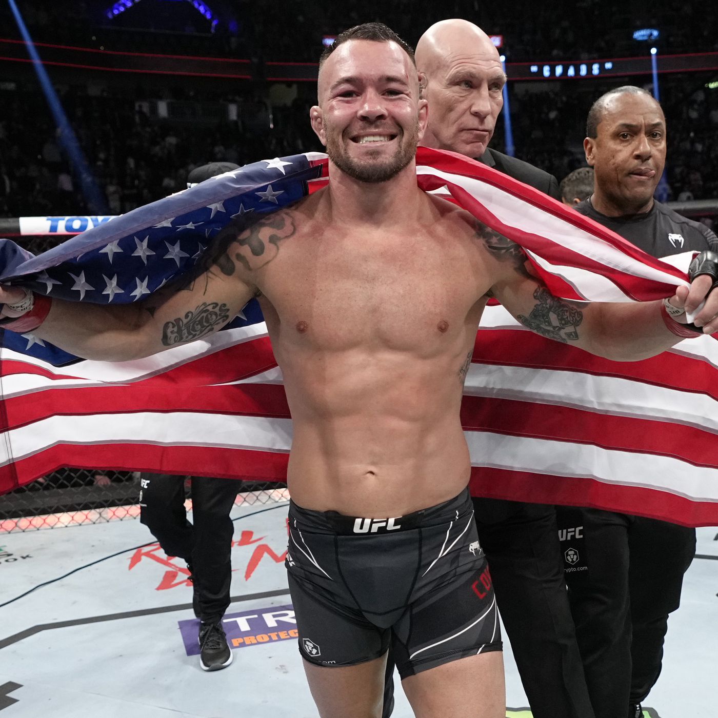 Video Colby Covington left speechless after Leon Edwards KO’s Kamaru