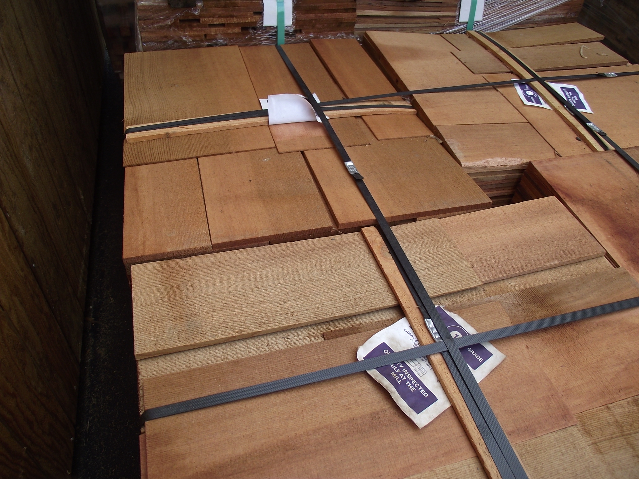 Western Red Cedar Shingles 1 grade « Mill Outlet Lumber