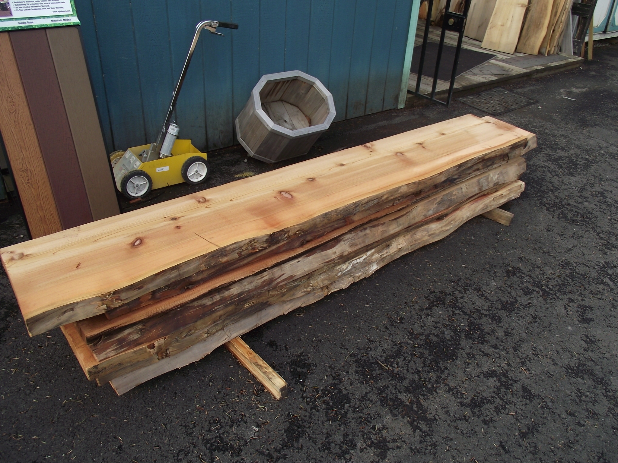 Cedar Live Edge Slabs « Mill Outlet Lumber