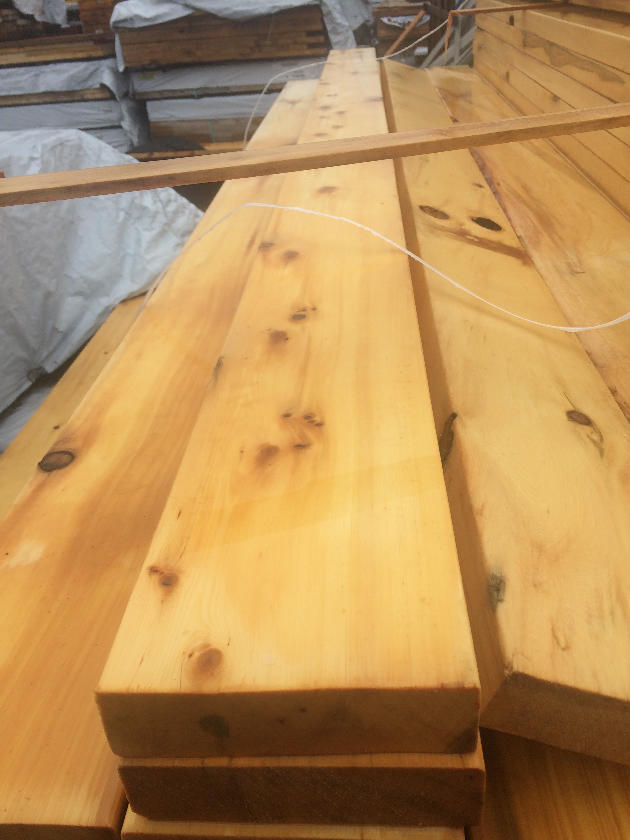 2X6 Alaskan Yellow Cedar Rough, Utility grade « Mill Outlet Lumber