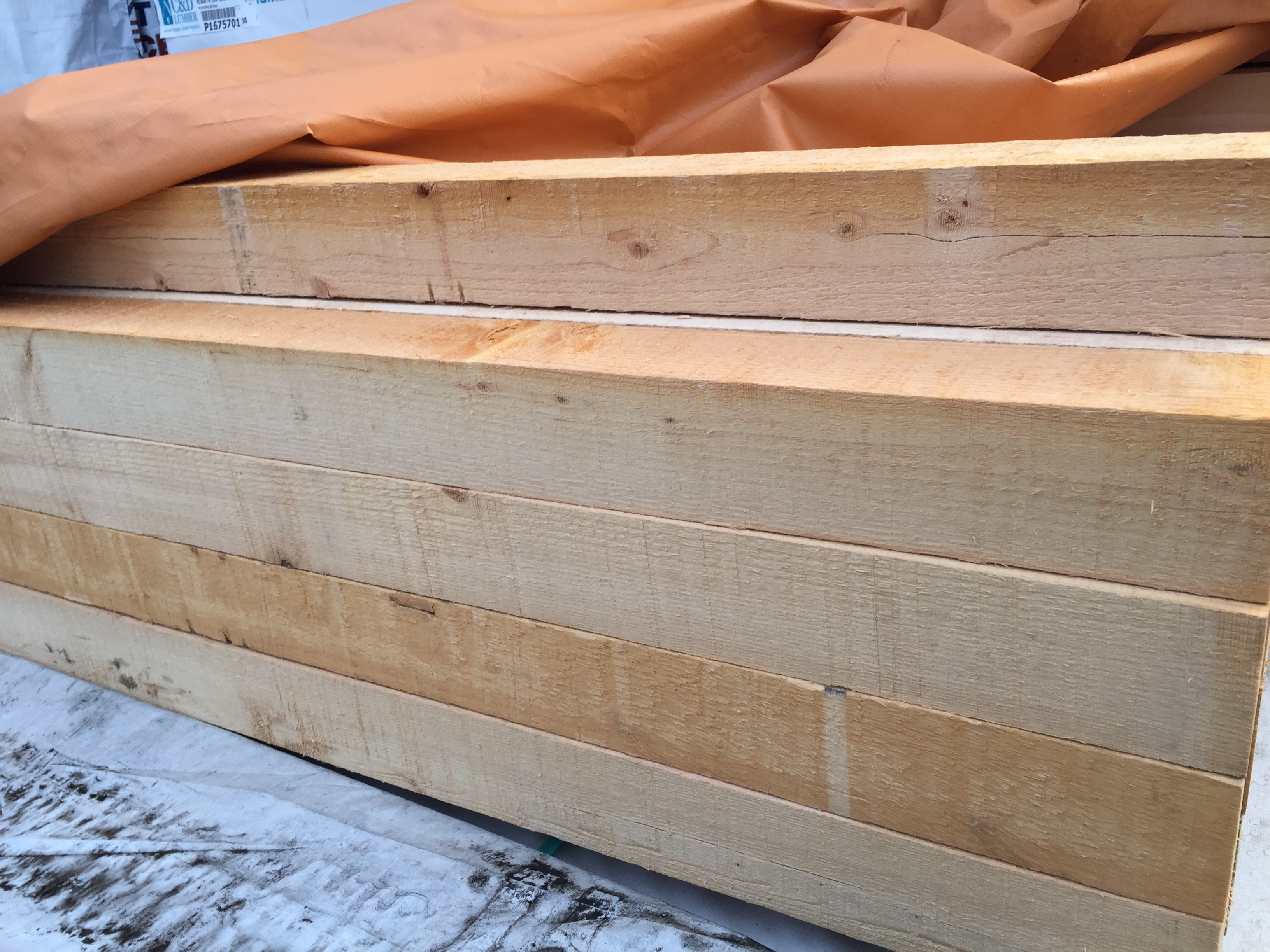 4×4 8′ Port Orford Cedar Rough « Mill Outlet Lumber