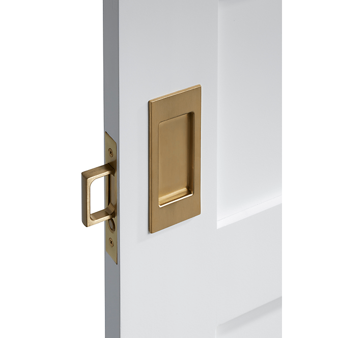 Baldwin Estate PD006.PASS Santa Monica Passage Sliding Pocket Door Set