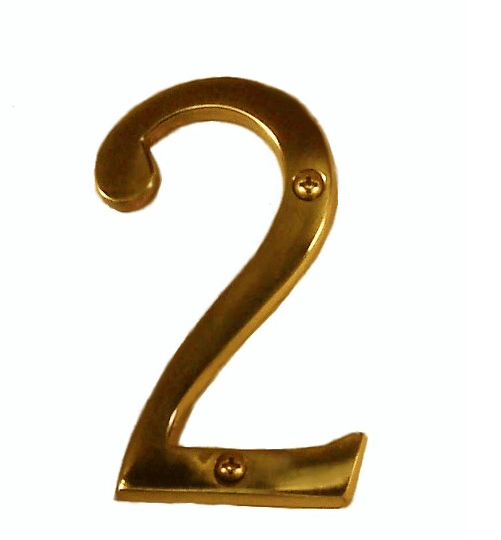 Brass Accents I07N53,I07N55 Traditional House Numbers Low Price