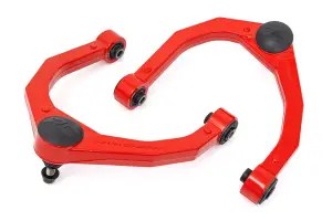 82008RED | Rough Country Forged Upper Control Arms Aluminum For Nissan