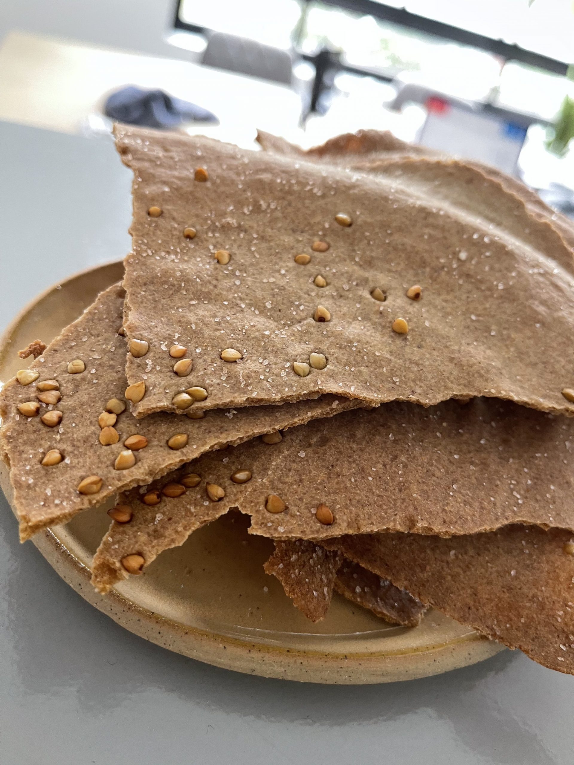 Quick and easy gluten free buckwheat crackers Low Tox Life