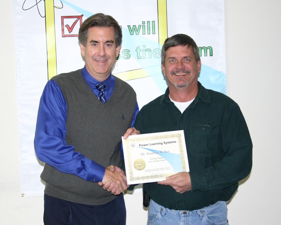 State Low Voltage Exam Class Photos