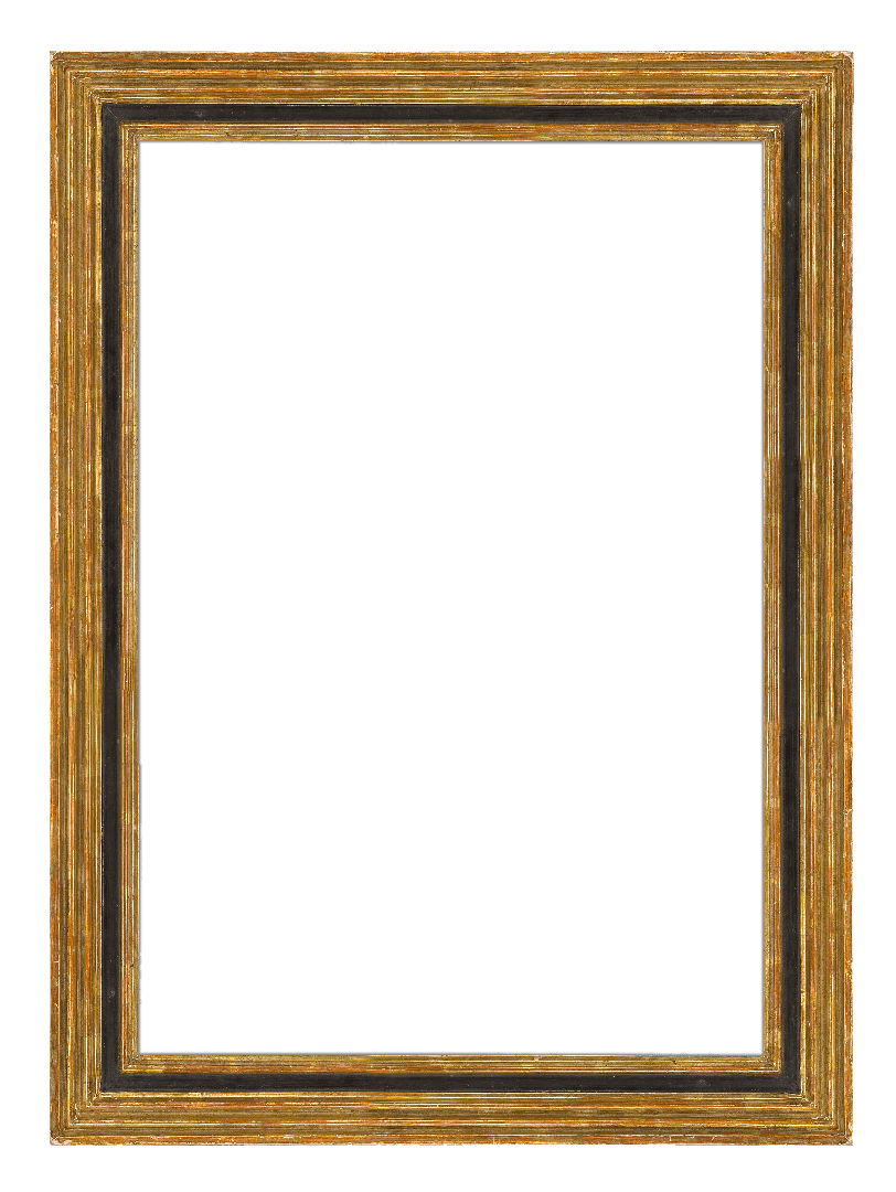 American 21st Century Contemporary Molding Gold Frame Lowy 1907