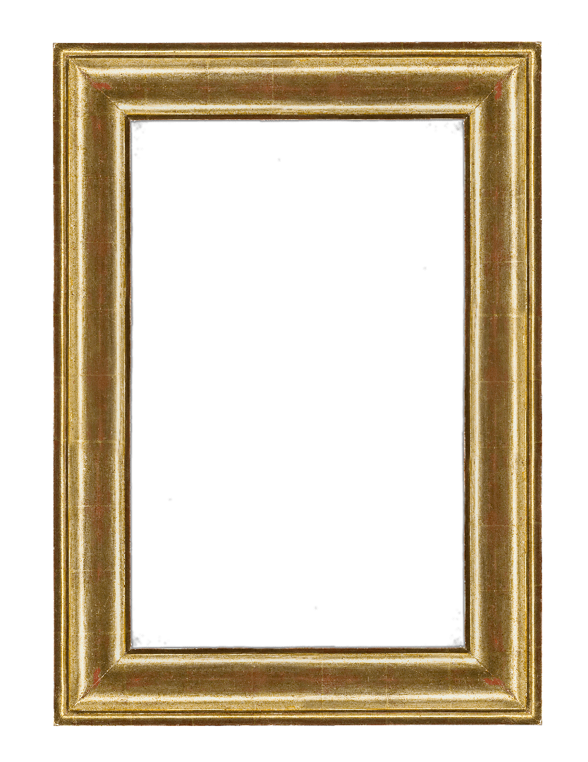 American 21st Century Contemporary Molding Gold Frame Lowy 1907