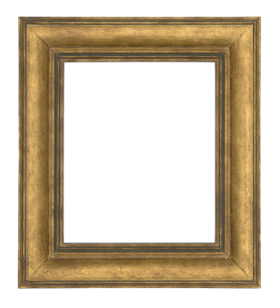 American 21st Century Contemporary Receding Gold Frame Lowy 1907