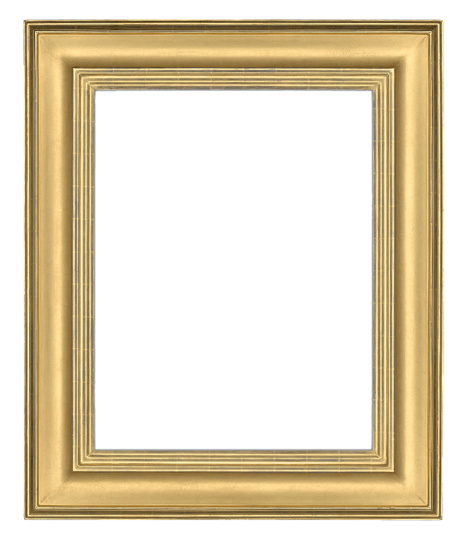 American 21st Century Contemporary Receding Gold Frame Lowy 1907